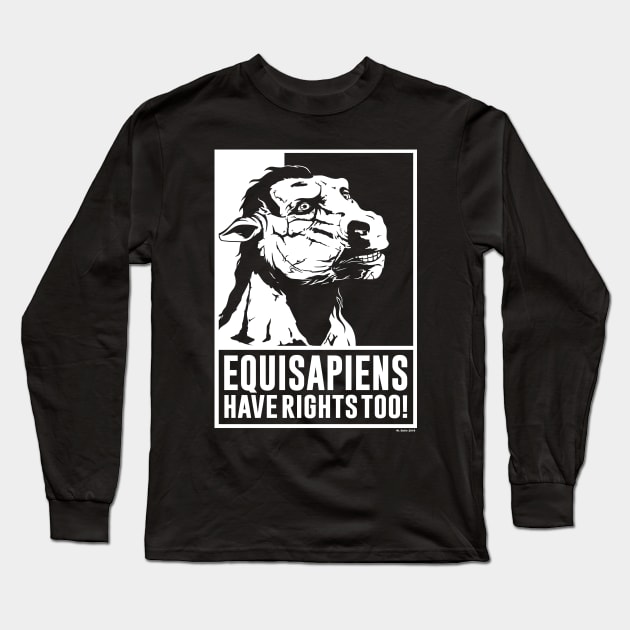 Equisapiens Long Sleeve T-Shirt by wloem